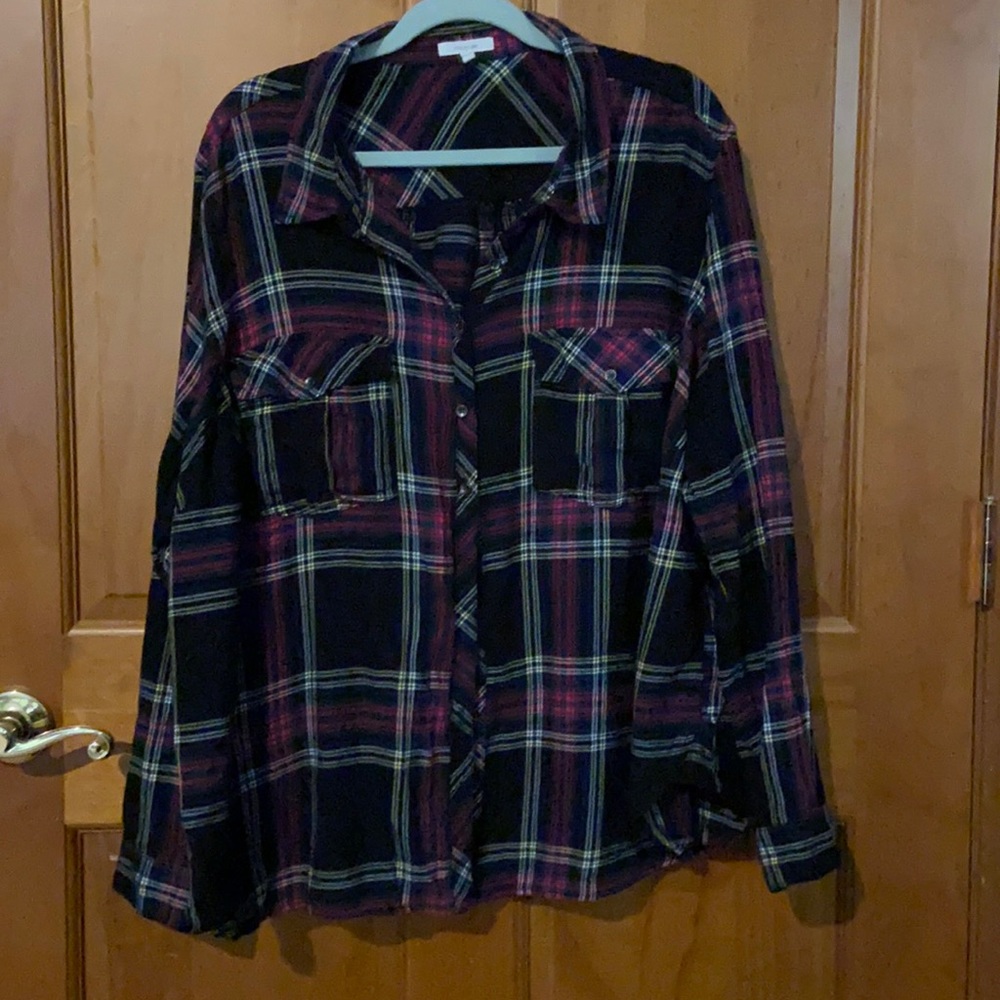 Maurices size 3 flannel shirt